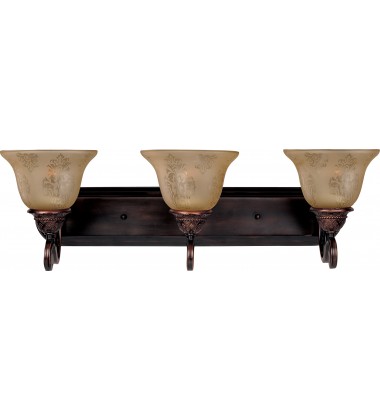  Symphony 3-Light Bath Vanity-(11232SAOI)-Maxim