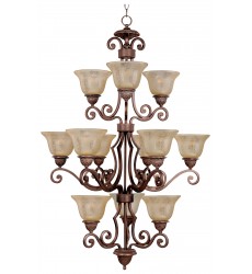  Symphony 12-Light Chandelier-(11238SAOI)-Maxim