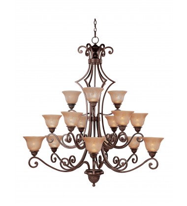  Symphony 15-Light Chandelier-(11239SAOI)-Maxim
