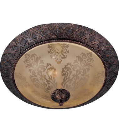  Symphony 2-Light Flush Mount-(11240SAOI)-Maxim