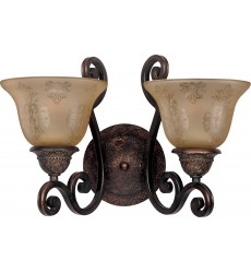  Symphony 2-Light Wall Sconce-(11247SAOI)-Maxim