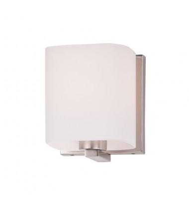 Wrap 1-Light Bath Vanity-(11251SWSN)-Maxim  Wrap 1-Light Bath Vanity-(11251SWSN)-Maxim