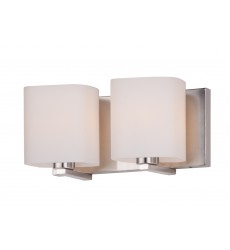 Wrap 2-Light Bath Vanity-(11252SWSN)-Maxim  Wrap 2-Light Bath Vanity-(11252SWSN)-Maxim