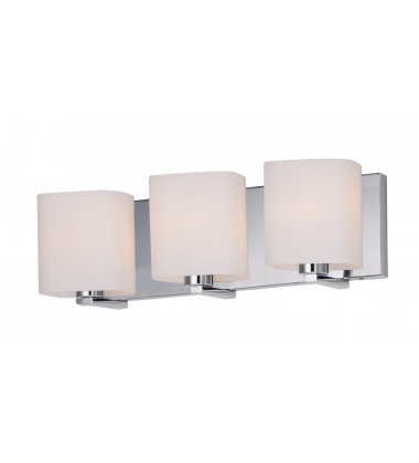 Wrap 3-Light Bath Vanity-(11253SWPC)-Maxim  Wrap 3-Light Bath Vanity-(11253SWPC)-Maxim