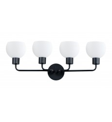  Coraline 4-Light Bath Vanity-(11274SWBK)-Maxim