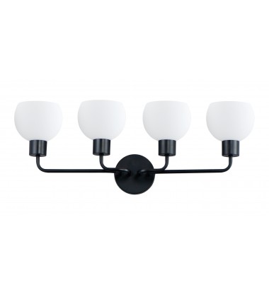  Coraline 4-Light Bath Vanity-(11274SWBK)-Maxim