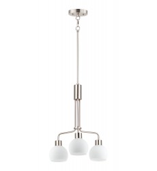 Coraline 3-Light Chandelier-(11276SWSN)-Maxim Coraline 3-Light Chandelier-(11276SWSN)-Maxim