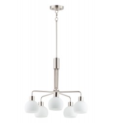 Coraline 5-Light Chandelier-(11277SWSN)-Maxim Coraline 5-Light Chandelier-(11277SWSN)-Maxim
