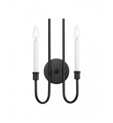  Tux 2-Light Wall Sconce-(11282BK)-Maxim