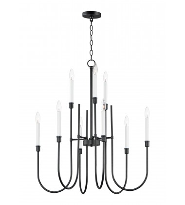  Tux 9-Light Chandelier-(11289BK)-Maxim