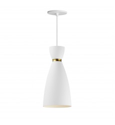  Carillon 1-Light Elongated Mini Pendant-(11301WTSBR)-Maxim