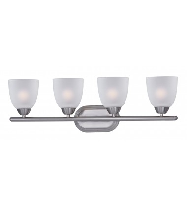 Axis 4-Light Bath Vanity-(11314FTSN)-Maxim Axis 4-Light Bath Vanity-(11314FTSN)-Maxim