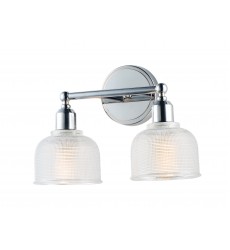  Hollow 2-Light Bath Vanity-(11322CLPC)-Maxim