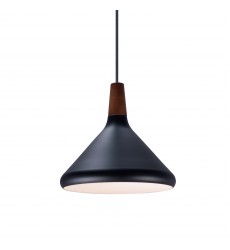  Nordic 1-Light Pendant-(11350WNBK)-Maxim