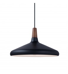  Nordic 1-Light Pendant-(11354WNBK)-Maxim