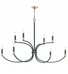 Charlton 8-Light Chandelier-(11378BKAB)-Maxim  Charlton 8-Light Chandelier-(11378BKAB)-Maxim