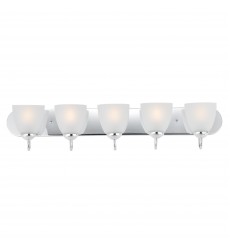  Axis 5-Light Strip Bath Vanity-(11385FTPC)-Maxim