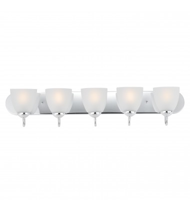 Axis 5-Light Strip Bath Vanity-(11385FTPC)-Maxim Axis 5-Light Strip Bath Vanity-(11385FTPC)-Maxim