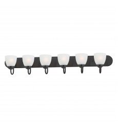  Axis 6-Light Strip Bath Vanity-(11386FTBK)-Maxim