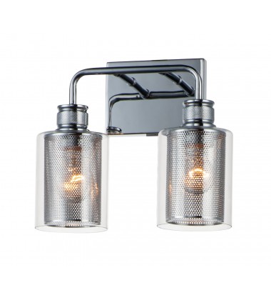 Filigree 2-Light Bath Vanity-(11532CLPC)-Maxim Filigree 2-Light Bath Vanity-(11532CLPC)-Maxim