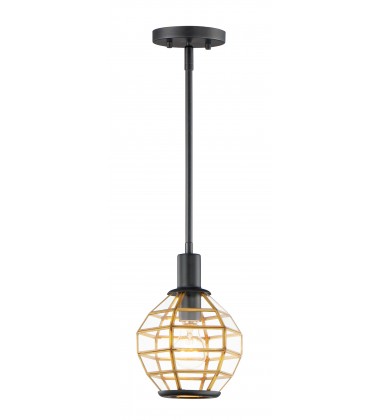 Heirloom 1-Light Mini Pendant-(11541BKBUB)-Maxim Heirloom 1-Light Mini Pendant-(11541BKBUB)-Maxim