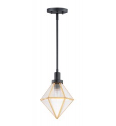 Adorn 1-Light Mini Pendant-(11555BKBUB)-Maxim  Adorn 1-Light Mini Pendant-(11555BKBUB)-Maxim