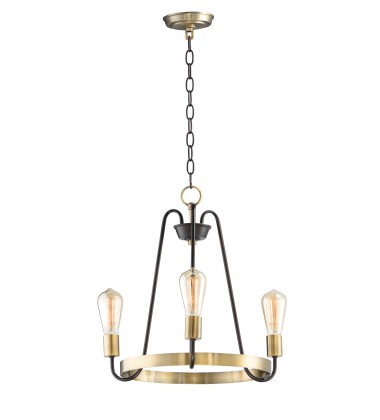  Haven 3-Light Chandelier-(11733OIAB)-Maxim