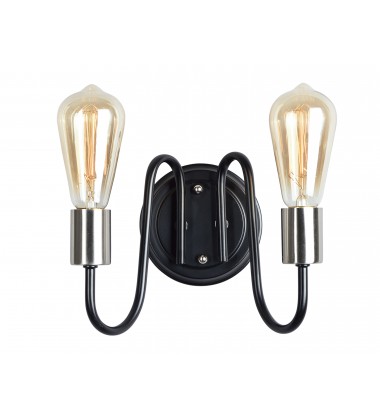 Haven 2-Light Wall Sconce-(11739BKSN)-Maxim Haven 2-Light Wall Sconce-(11739BKSN)-Maxim