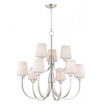  Shelter 9-Light Chandelier-(11826SWSN)-Maxim