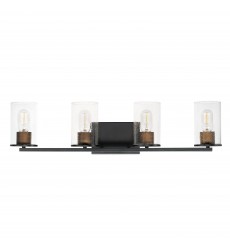  Sleek 4-Light Bath Vanity-(11844CDABBK)-Maxim