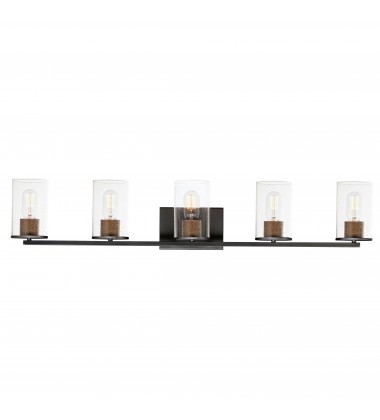  Sleek 5-Light Bath Vanity-(11845CDABBK)-Maxim