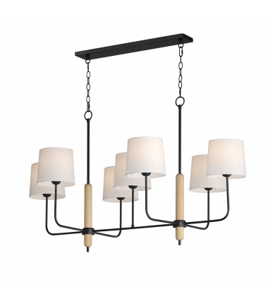  Bozeman 7-Light Linear Chandelier-(11867OFNWD)-Maxim