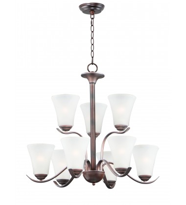  Vital 9-Light Chandelier-(12076FTOI)-Maxim