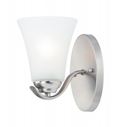 Vital 1-Light Wall Sconce-(12081FTSN)-Maxim Vital 1-Light Wall Sconce-(12081FTSN)-Maxim