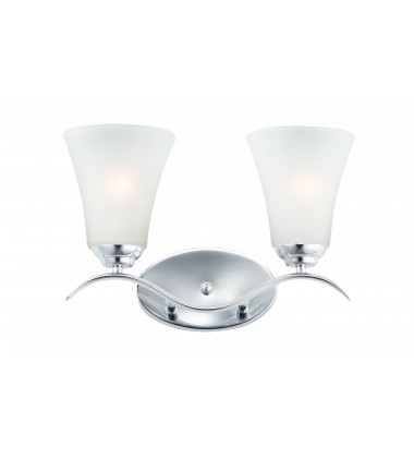 Vital 2-Light Bath Vanity-(12082FTPC)-Maxim Vital 2-Light Bath Vanity-(12082FTPC)-Maxim