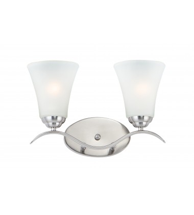 Vital 2-Light Bath Vanity-(12082FTSN)-Maxim Vital 2-Light Bath Vanity-(12082FTSN)-Maxim