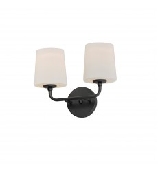  Bristol 2-Light Sconce-(12092SWBK)-Maxim
