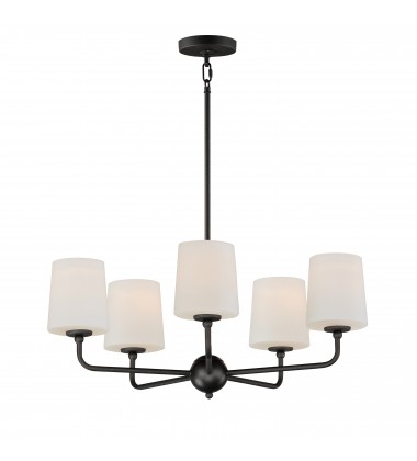  Bristol 5-Light Chandelier-(12095SWAR)-Maxim