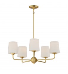 Bristol 5-Light Chandelier-(12095SWSBR)-Maxim  Bristol 5-Light Chandelier-(12095SWSBR)-Maxim