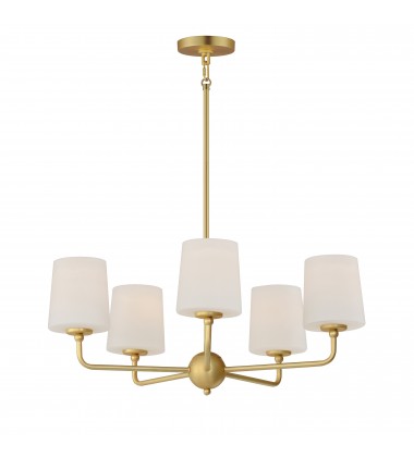 Bristol 5-Light Chandelier-(12095SWSBR)-Maxim  Bristol 5-Light Chandelier-(12095SWSBR)-Maxim