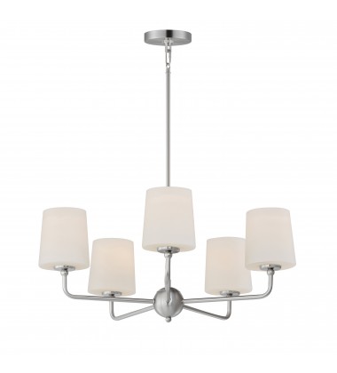 Bristol 5-Light Chandelier-(12095SWSN)-Maxim  Bristol 5-Light Chandelier-(12095SWSN)-Maxim
