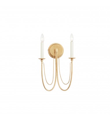  Plumette 2-Light Wall Sconce-(12161GL)-Maxim