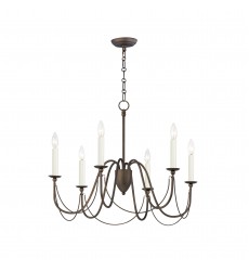  Plumette 6-Light Chandelier-(12166CHB)-Maxim