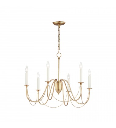  Plumette 6-Light Chandelier-(12166GL)-Maxim