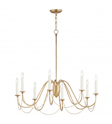  Plumette 8-Light Chandelier-(12168GL)-Maxim