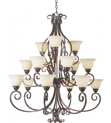  Manor 15-Light Chandelier-(12209FIOI)-Maxim
