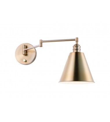  Library 1-Light Wall Sconce Horizontal Swing Arm-(12220HR)-Maxim