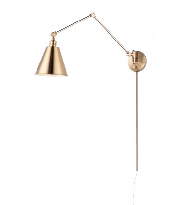  Library 1-Light Wall Sconce-(12224HR)-Maxim