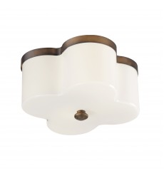  Clover 2-Light Flush Mount-(12240WTANB)-Maxim