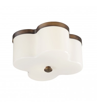  Clover 2-Light Flush Mount-(12240WTANB)-Maxim